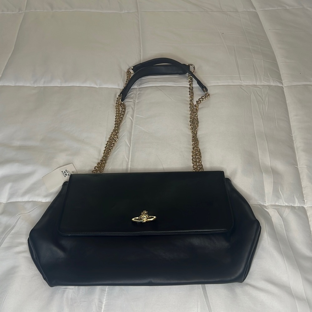 Black Medium Shoulder Bag/ Purse